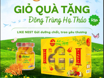 Trao Gửi Yêu Thương Với Yến Chưng Sẵn Cao Cấp Vị Đông Trùng Hạ Thảo Like Nest 35% ( Quà Tặng Vip 6 Hũ )