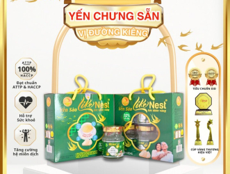 Yến chưng sẵn cao cấp vị đường kiêng Like Nest 35% ( Quà tặng Vip 6 hũ ) – Gửi Dưỡng Chất, Trao Yêu Thương