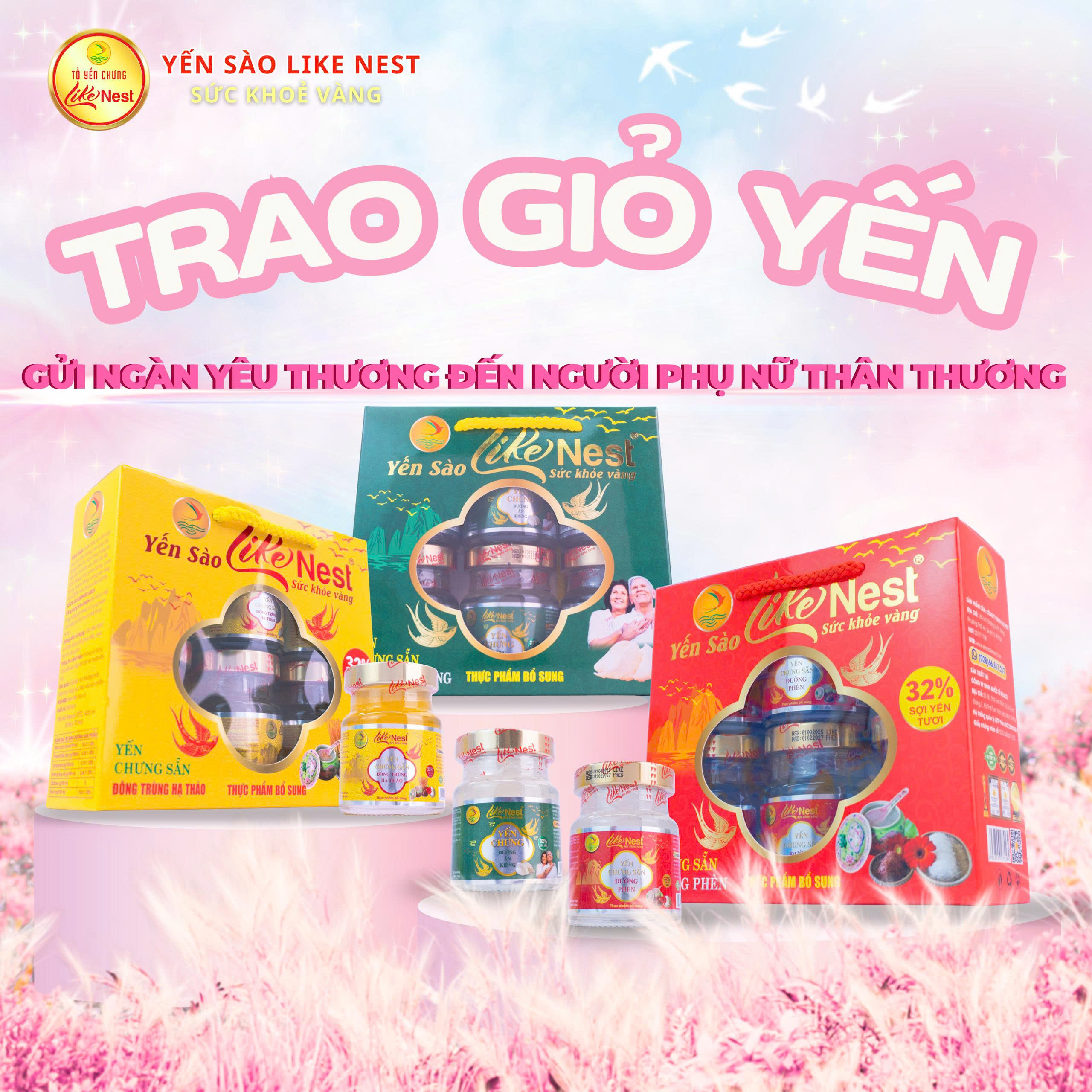 Trao Giỏ Yến, Gửi Ngàn Yêu Thương Đến Người Phụ Nữ Thân Thương