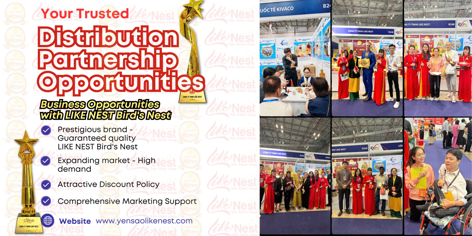 Hợp tác phân phối yến sào toàn quốc mang đến cơ hội kinh doanh bền vững và lâu dài