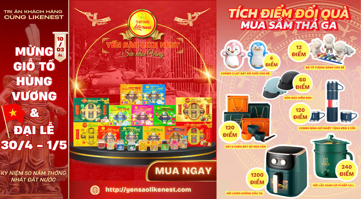 "Tích điểm đổi quà - Mua sắm thả ga" – Càng mua càng có nhiều quà!