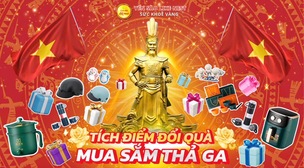 "Tích điểm đổi quà - Mua sắm thả ga" – Càng mua càng có nhiều quà!